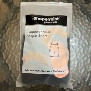 Shapermint Essentials Black Mesh Shaper Short